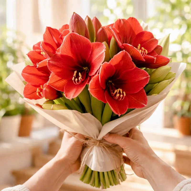 Amarilis roja - imagen 3