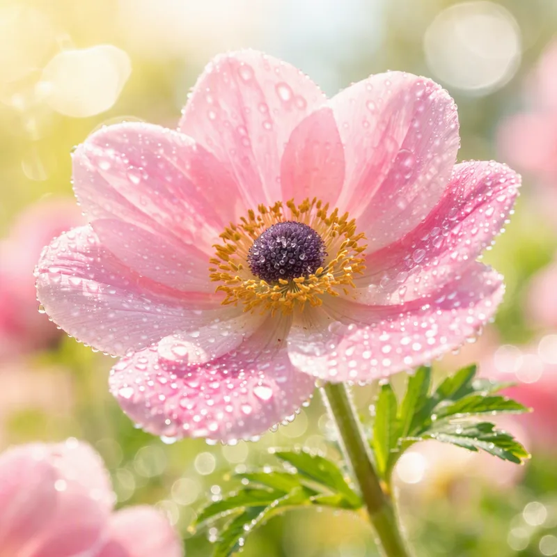 Anémona rosa