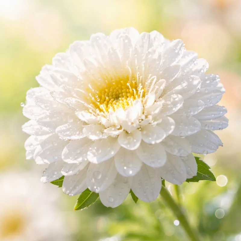 Áster de verano blanco