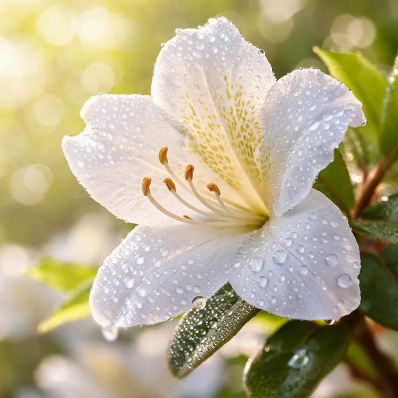 Azalea blanca