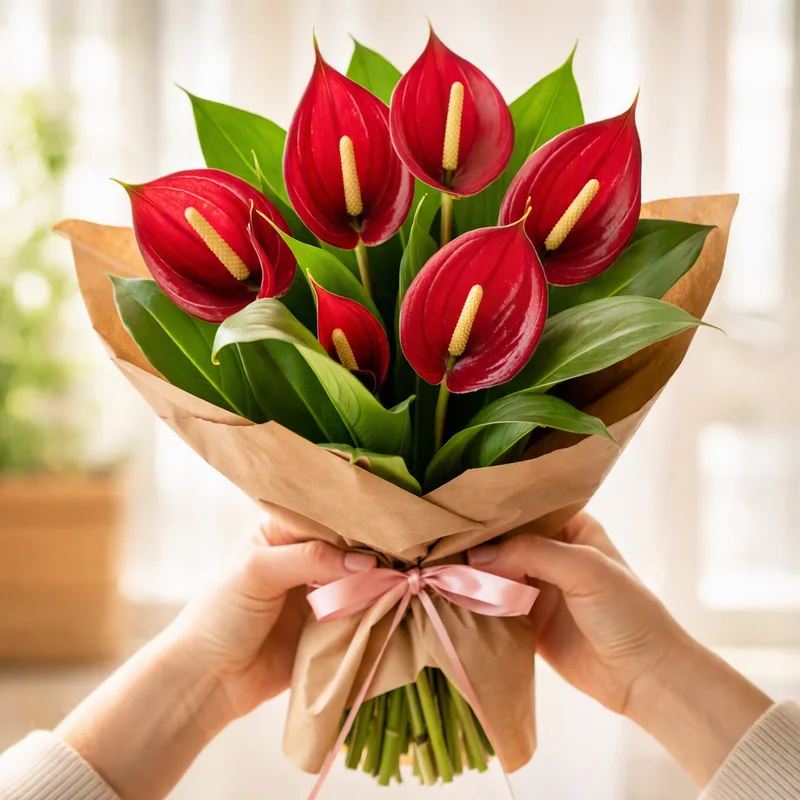 Flor de la Paz - roja - imagen 3