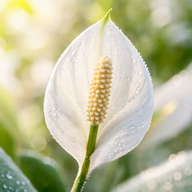 Flor de Paz - blanca