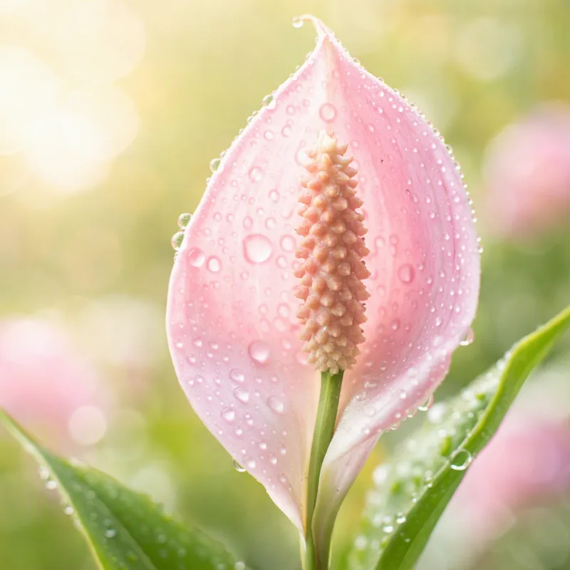 Flor de paz - rosa