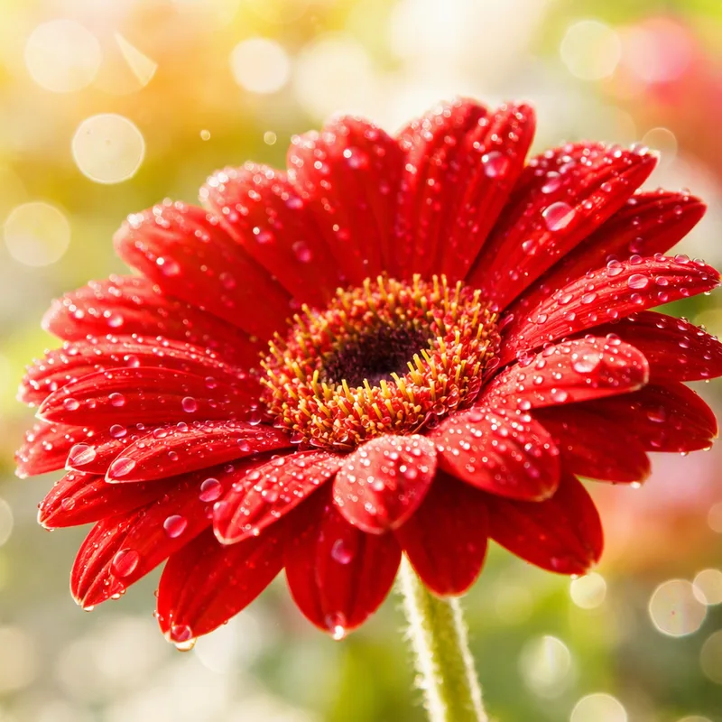 Gerbera roja