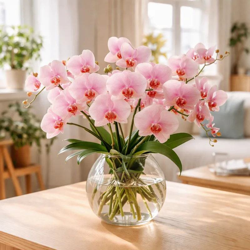 Orquídea (orquídea novia) - rosa - imagen 2