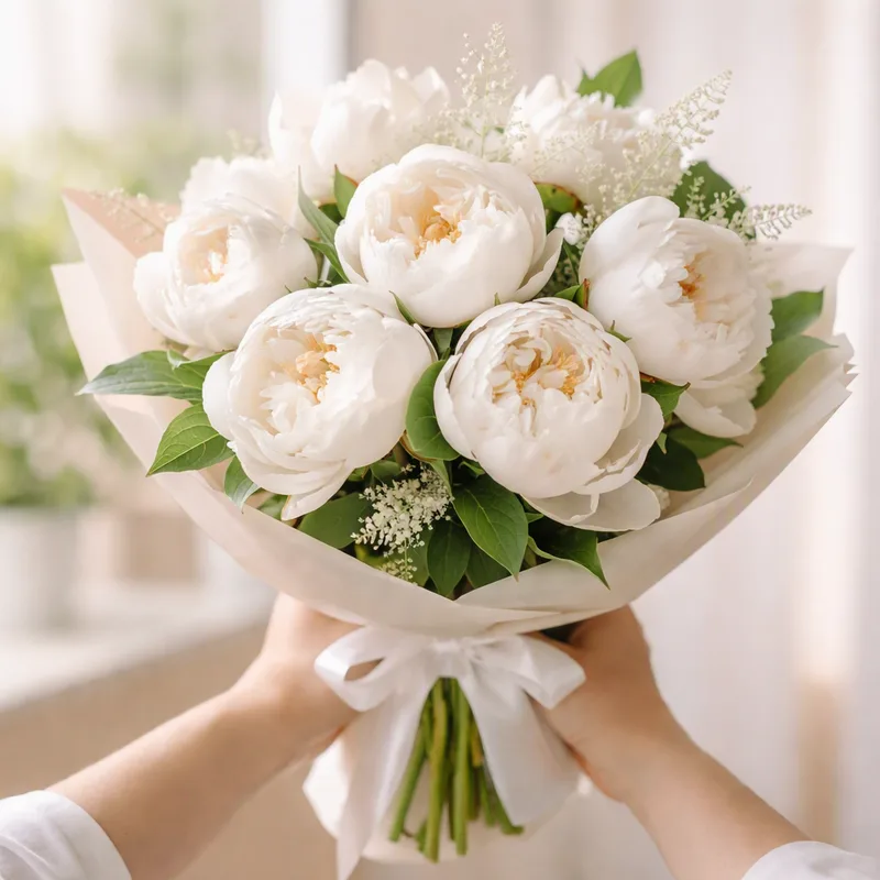 Peonía blanca - imagen 3