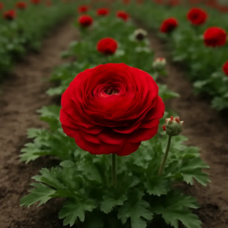 Ranúnculo rojo - imagen 4