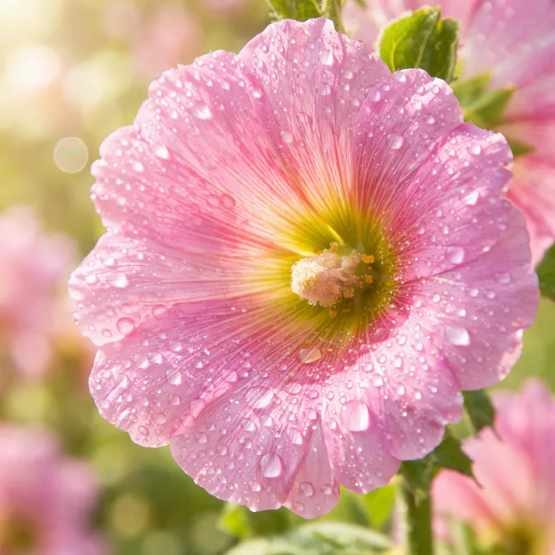 Malva real rosa