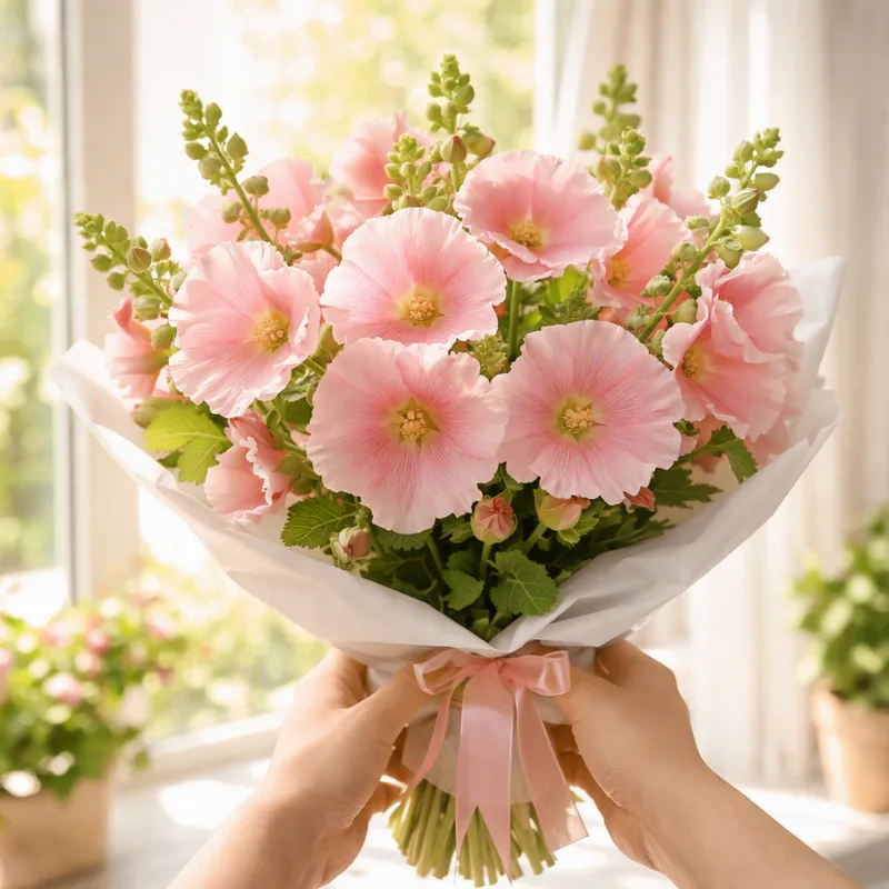 Malva real rosa - imagen 3