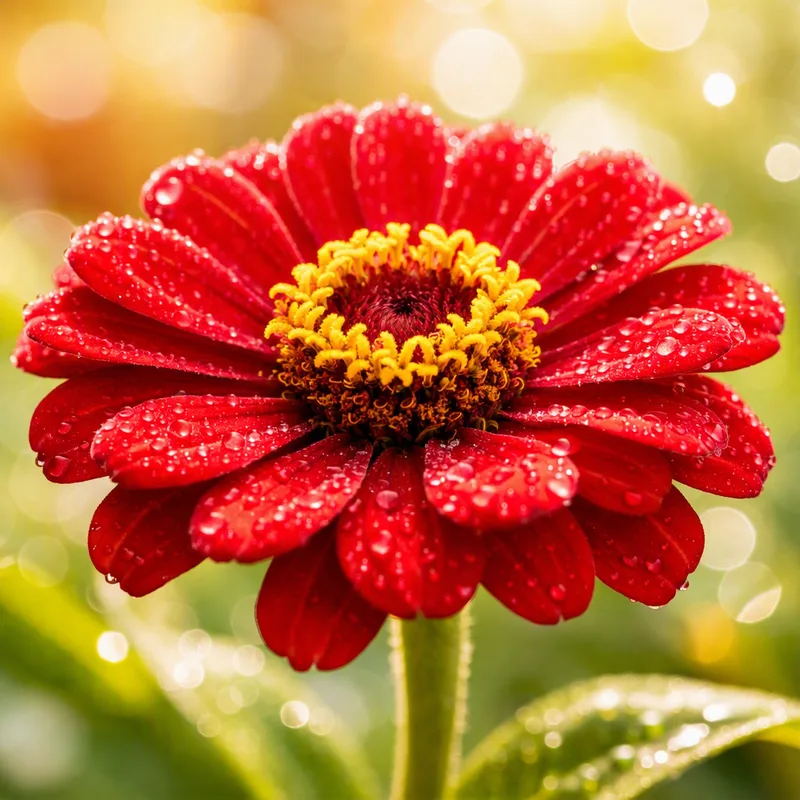 Zinnia roja